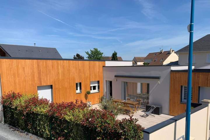 Construction bardage en bois Ouistreham