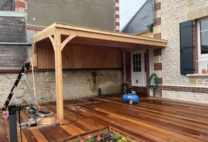 Extension ossature bois, Cabourg