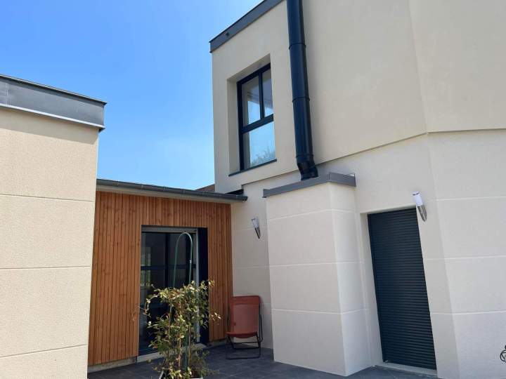 Tablage en zinc, bardage en Douglas Ouistreham