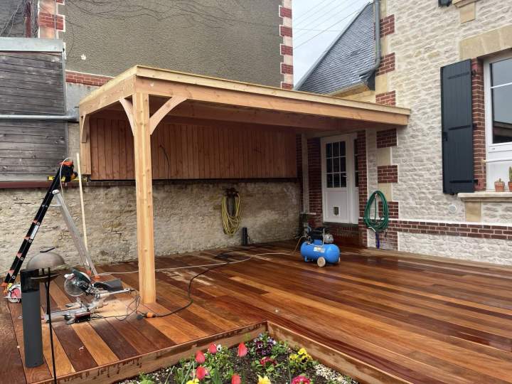 Terrasse en bois exotique Ouistreham